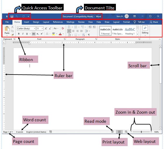 Microsoft Word Lesson-1